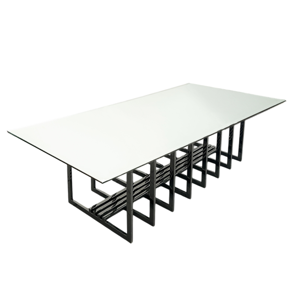Cubierta rectangular de espejo con base jaula oxford